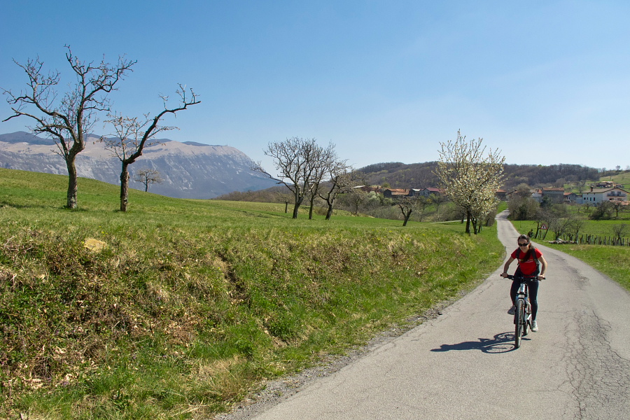 Panoramic Vipavska Brda hills