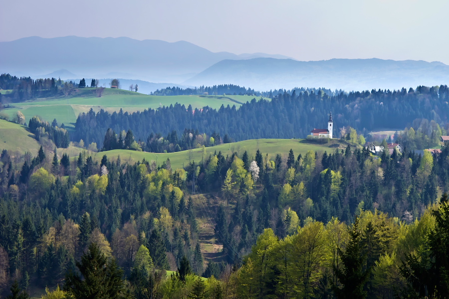 View from the top of Sv. Trije Kralji