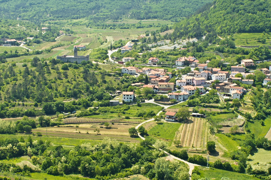 View towards Hrastovlje