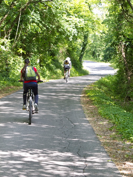 A long and steep ascent awaits us