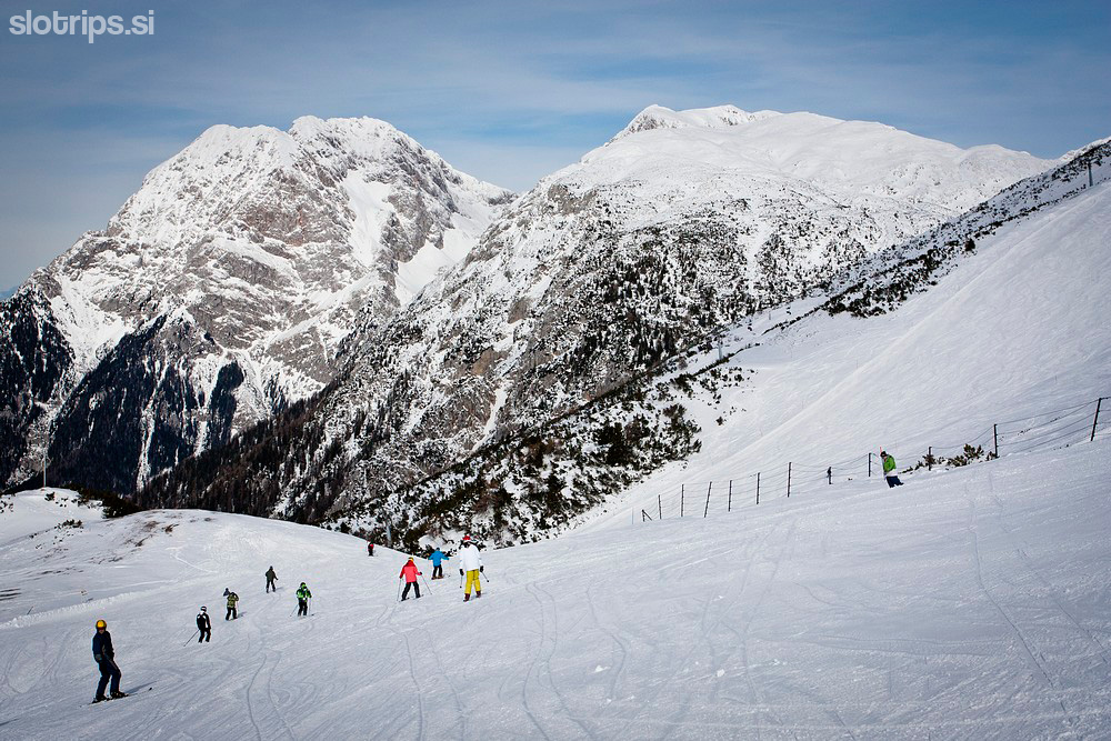Krvavec ski resort near Ljubljana