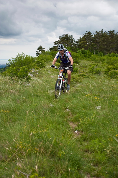 Trail at the top of the Karst Edge