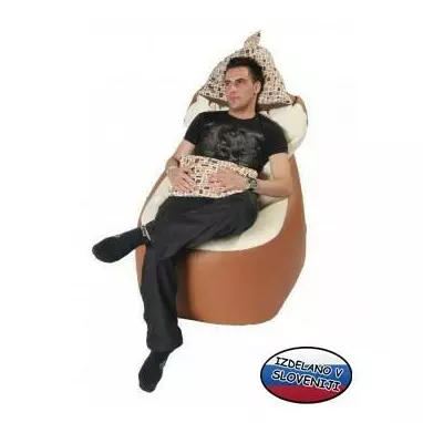 Sedežna vreča Free-dom 300, Futura, Rjava