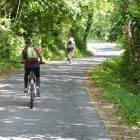 A long and steep ascent awaits us