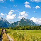 Cycling path towards Čezsoča village
